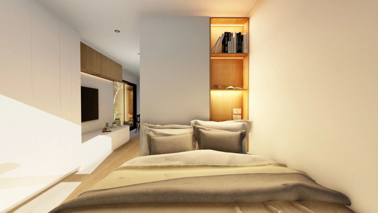Bedroom of Hakea Tiny House