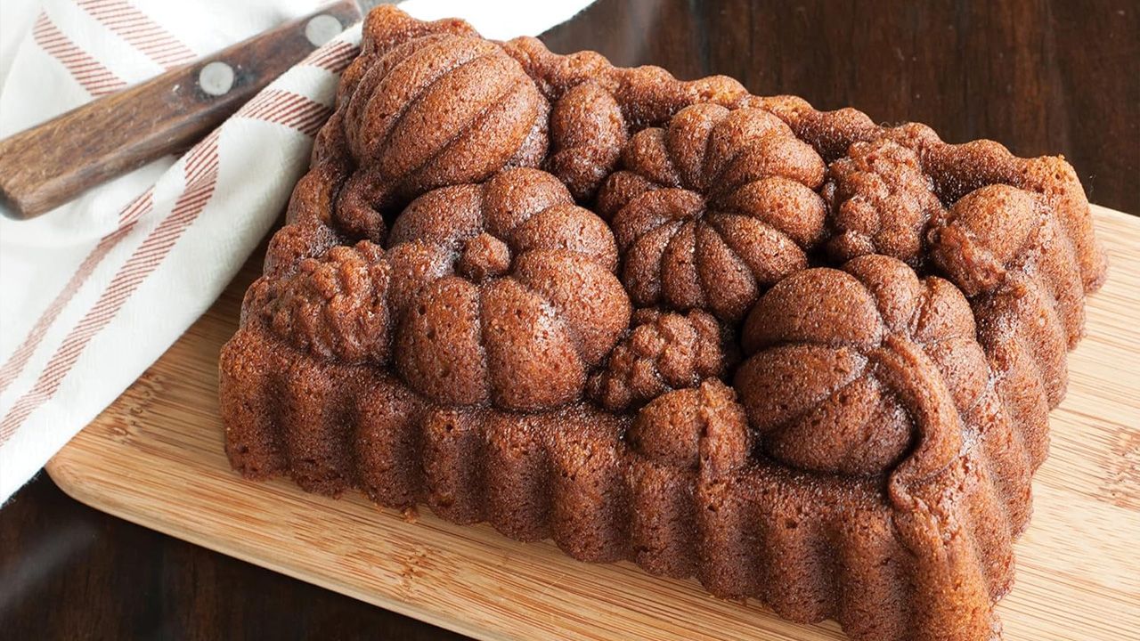 Best Pumpkin-Shaped Kitchen Items - Harvest Bounty Loaf Pan