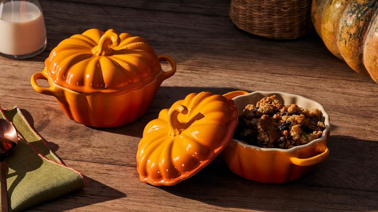 Best Pumpkin-Shaped Kitchen Items - Le Creuset Pumpkin Petite Cocotte
