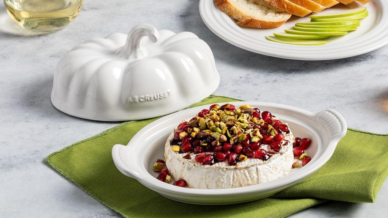 Best Pumpkin-Shaped Kitchen Items - Le Creuset Stoneware Pumpkin Butter Dish
