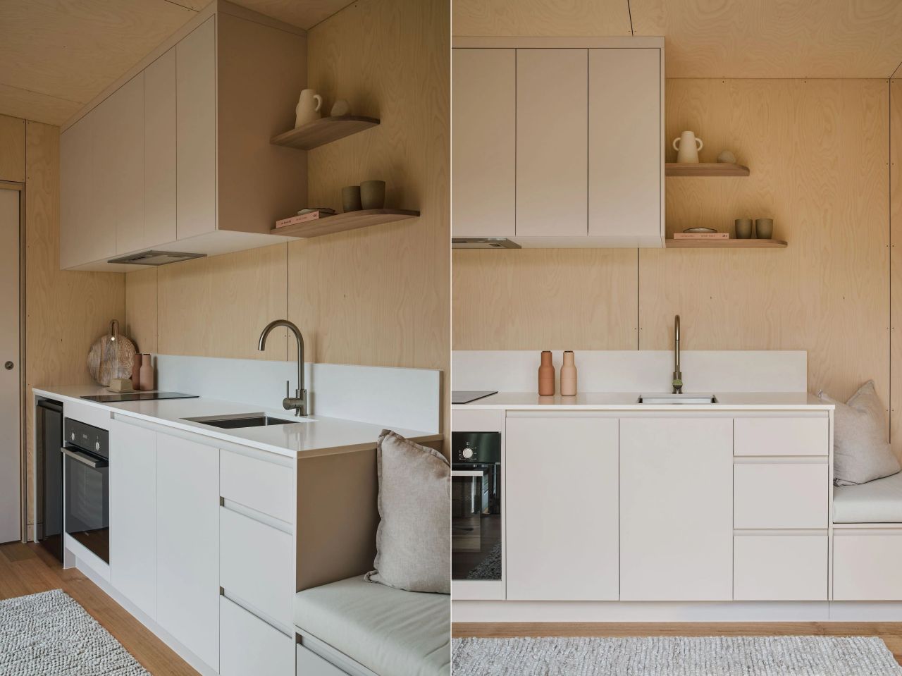 Black Clay Harper Tiny House on Wheels Features Luxe Finishes Inside Out