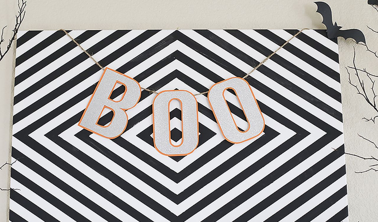 Boo Banner for Halloween