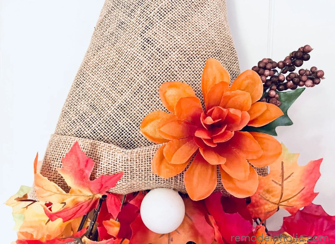 Budget-Friendly DIY Fall Gnome Wreath Décor