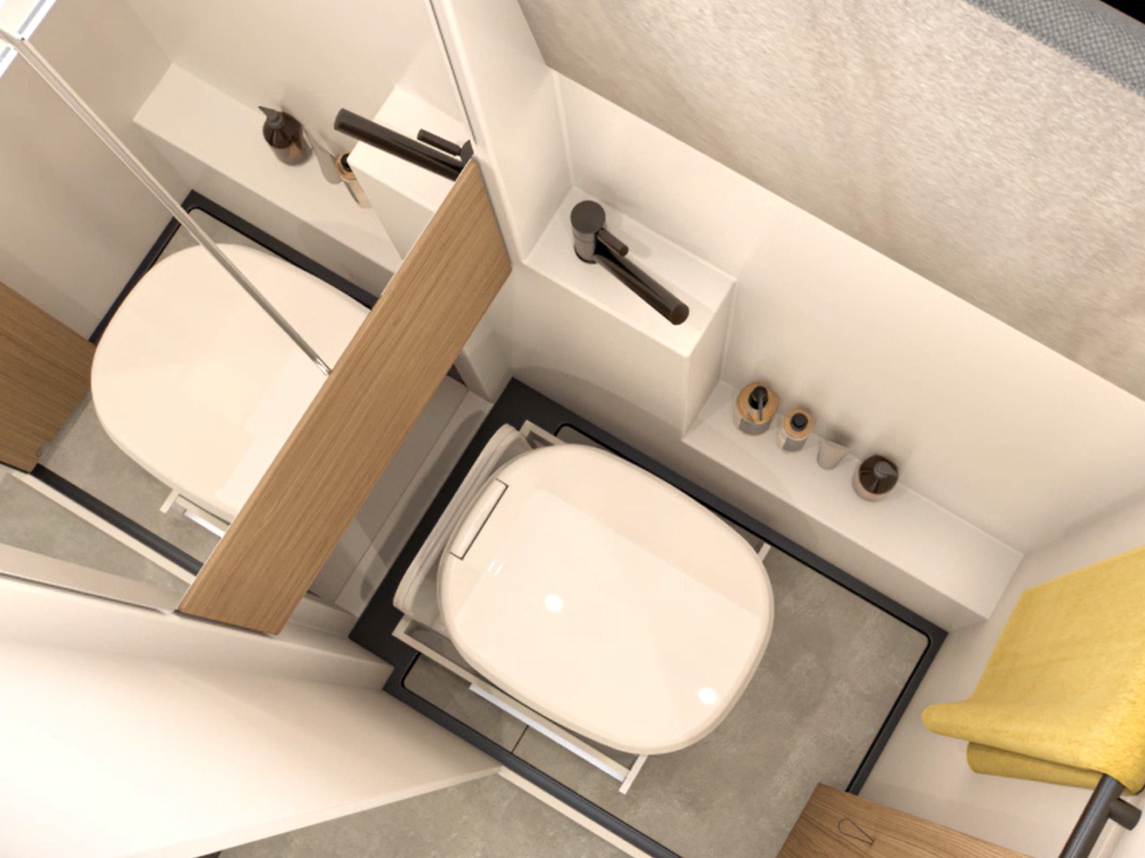 Bürstner Habiton Camper Van Features Sliding Bathroom to Maximize Space Inside