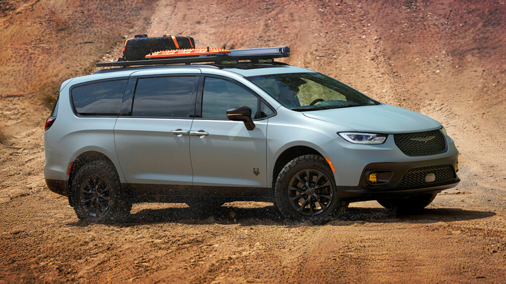 Chrysler x Stellantis North America Pacifica Grizzly Peak Camper Van Concept
