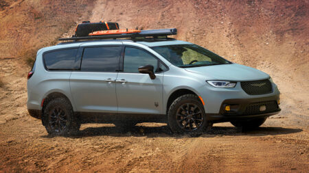 Chrysler x Stellantis North America Pacifica Grizzly Peak Camper Van Concept