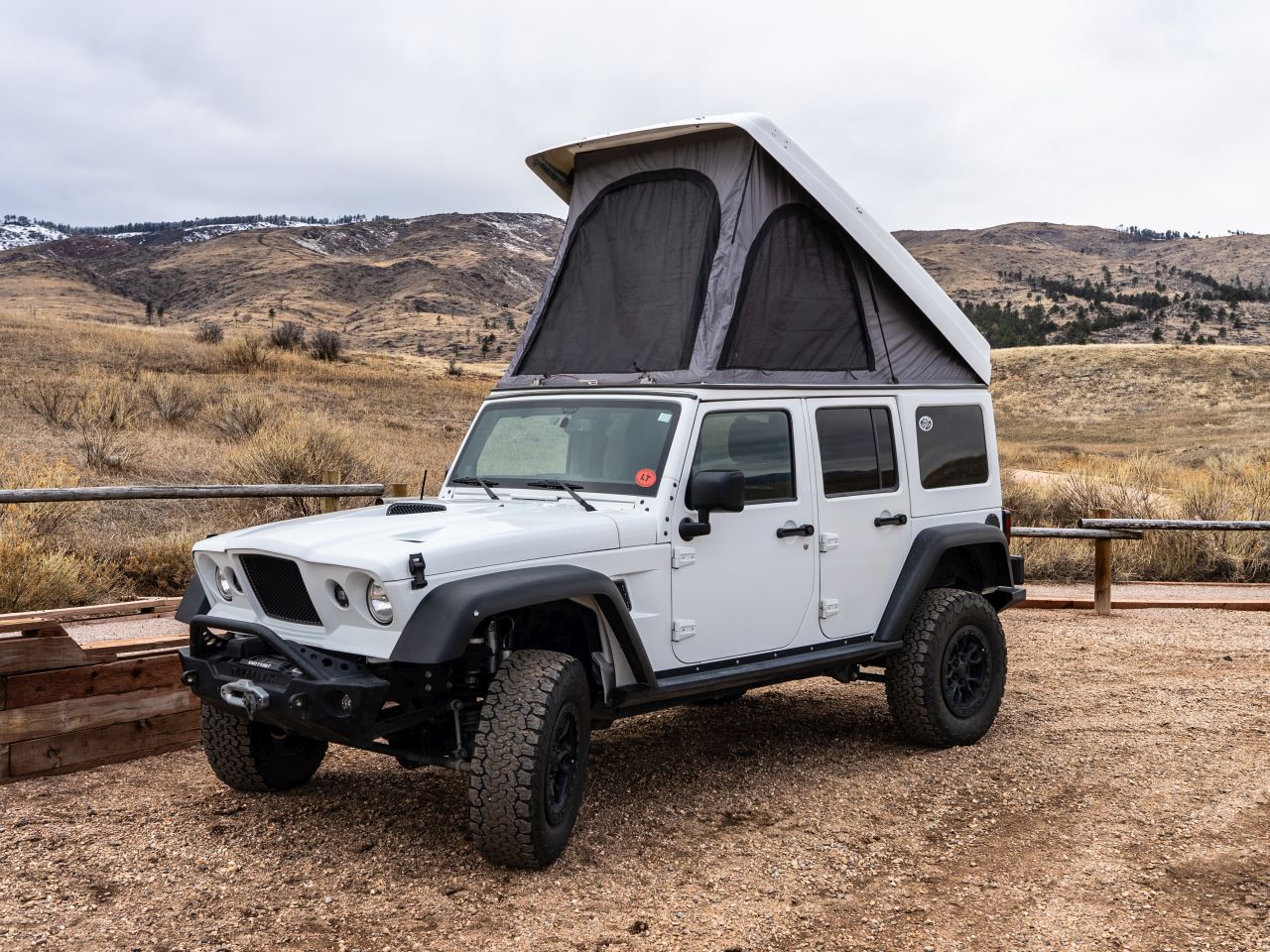 Colorado Campervan x Luke Burgess Two Track Camper Pop-Up Sleeping Topper