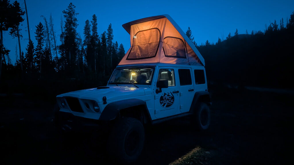 Colorado Campervan x Luke Burgess Two Track Camper Pop-Up Sleeping Topper