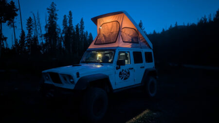 Colorado Campervan x Luke Burgess Two Track Camper Pop-Up Sleeping Topper