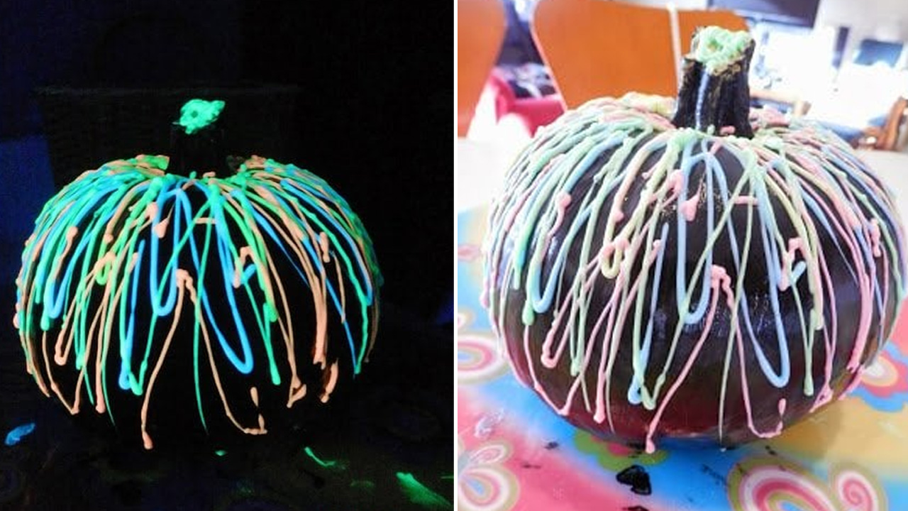 DIY Glow in the Dark Pumpkins