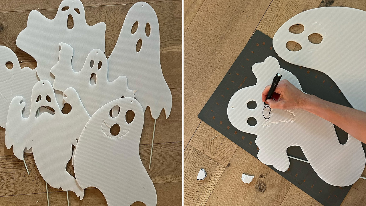 DIY - Halloween Ghost Shadows
