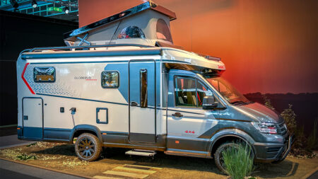 Dethleffs Globebus Performance 4x4 with Pop-Up Roof and Custom Leather Interior
