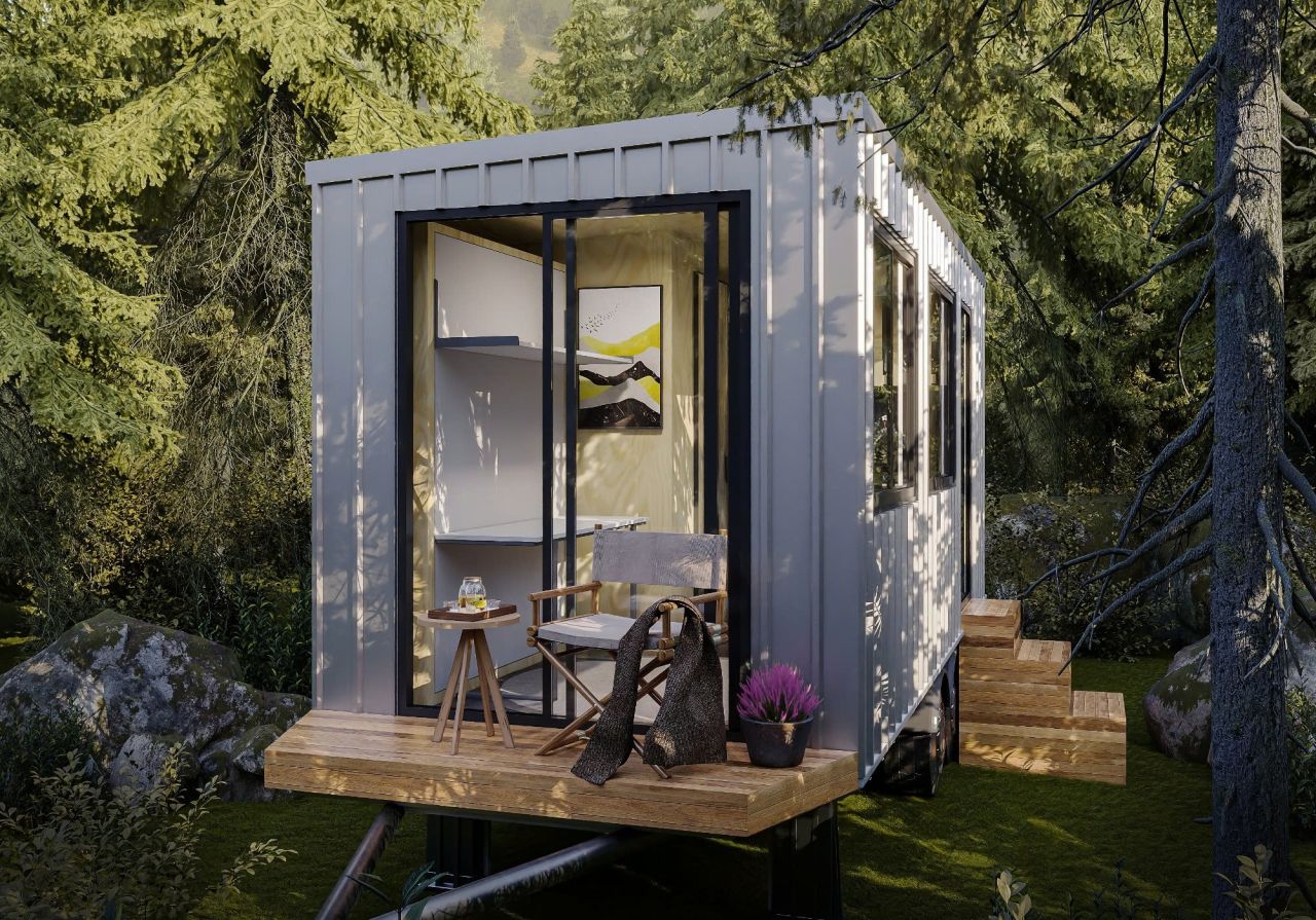 Exterior of Escapada Tiny House