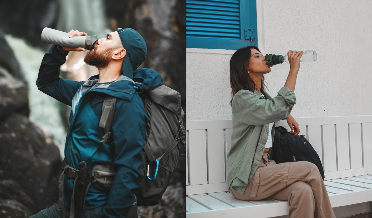 FlexFlow purifier bottle