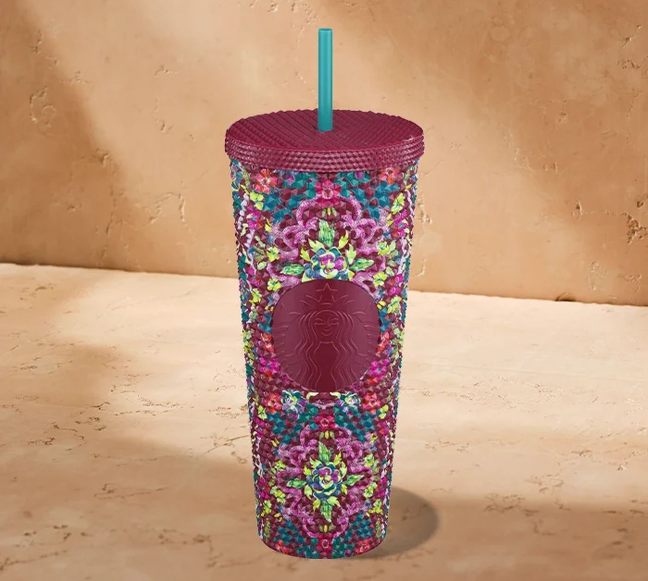 Floral Bling Cold Cup (24oz)