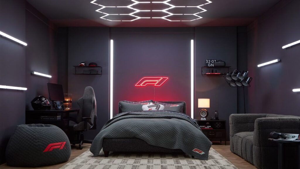 Formula 1 x Pottery Barn Kids and Pottery Barn Teen Home Furnishing