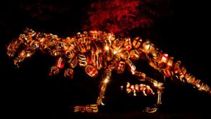 Great Jack O’Lantern Blaze 2025 - life-sized dinosaurs
