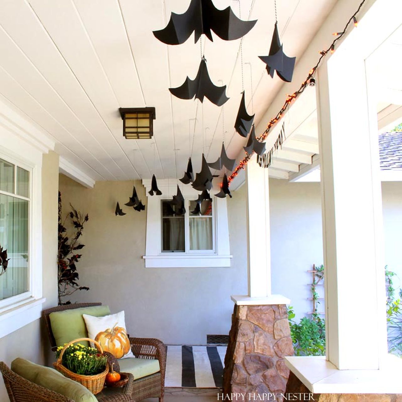 Hanging Bats Halloween Decoration