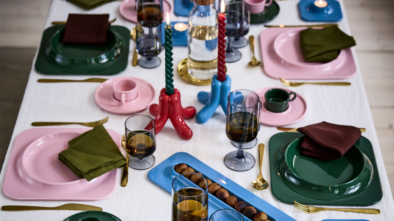 IKEA and Gustaf Westman 2025 VINTERFINT Collection on the dining table