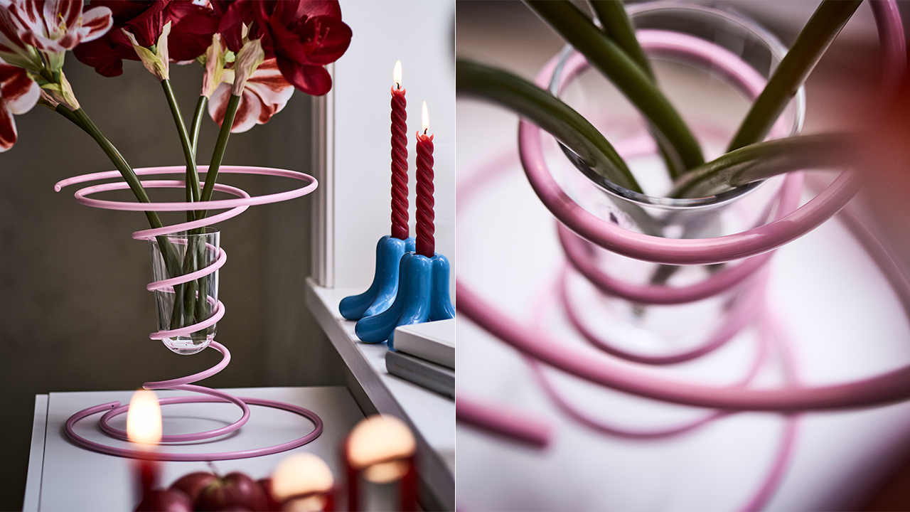IKEA and Gustaf Westman 2025 VINTERFINT Collection - flower vase