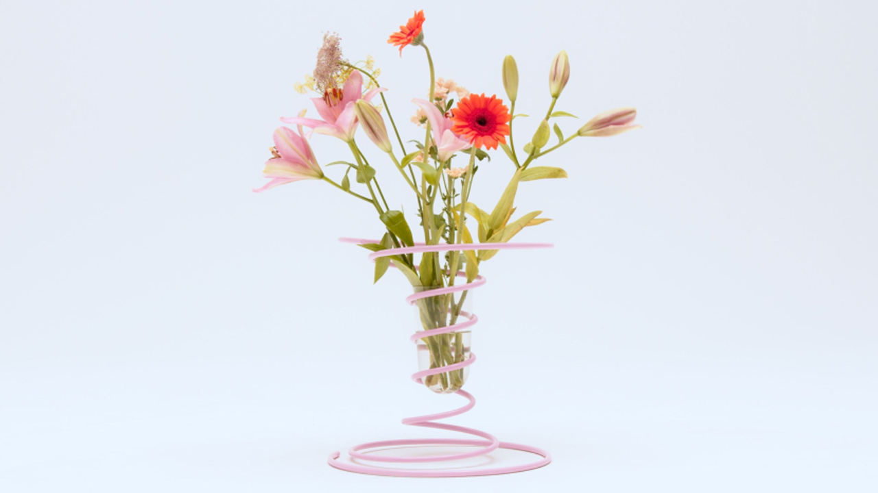 IKEA and Gustaf Westman 2025 VINTERFINT Collection - metal spiral vase