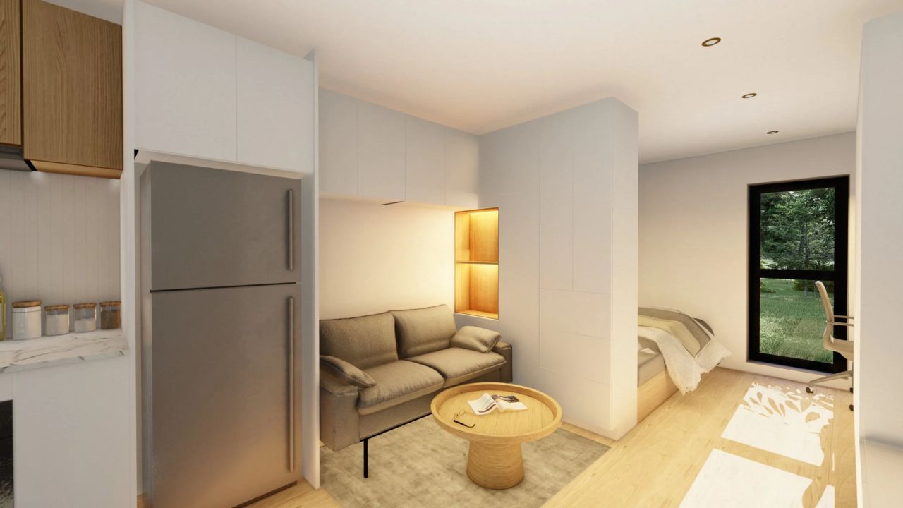 Interior of Hakea Tiny House - 1