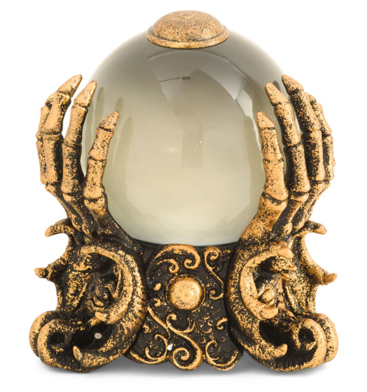 LED Smoky Crystal Ball Décor
