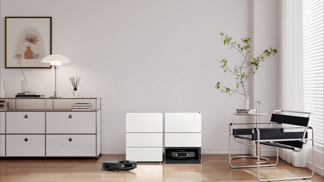 LG Robot Vacuum Cleaners With Furniture-Like Docking Stations at IFA 2025