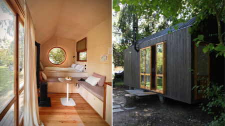 Madeiguincho Berra Tiny House Features Shou Sugi Ban Exterior