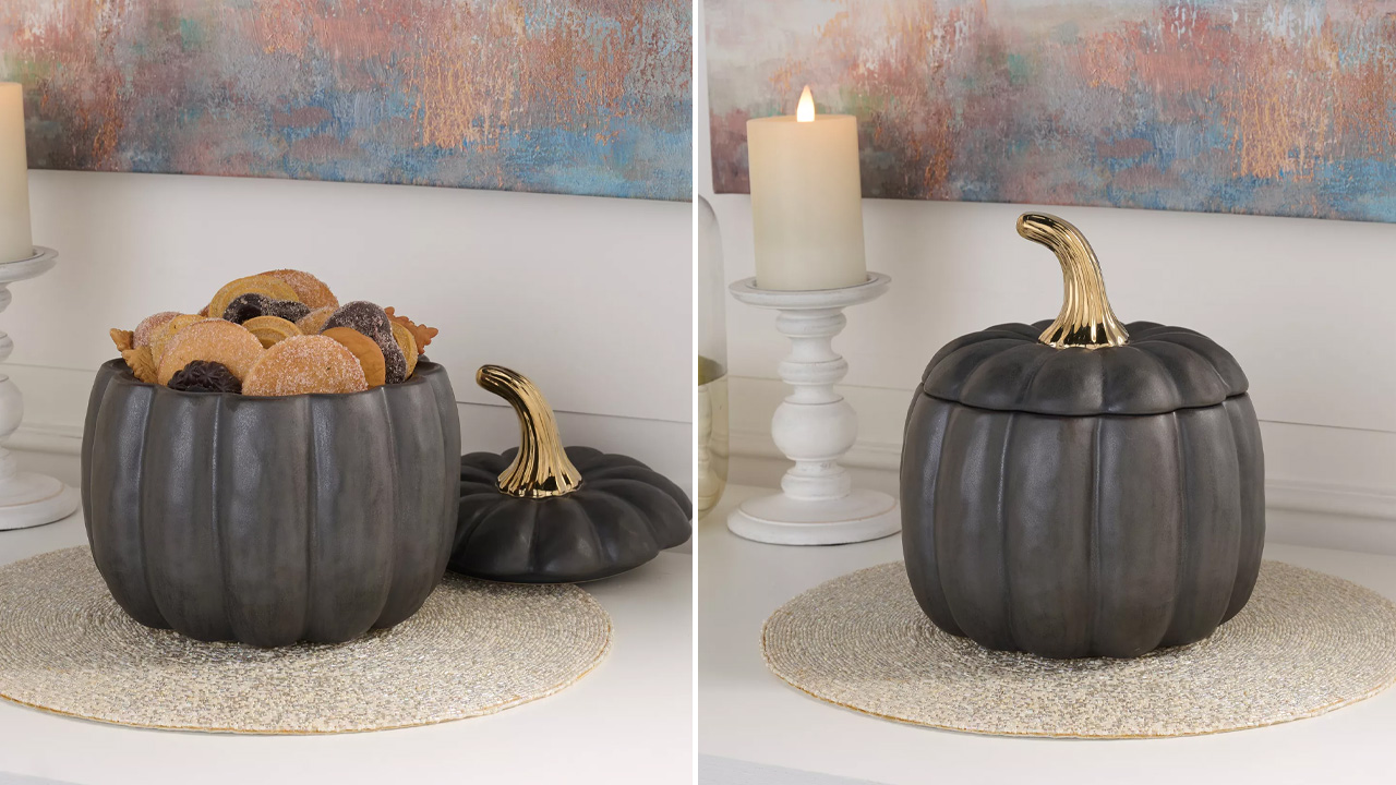 Martha Stewart Stoneware Pumpkin Vessel