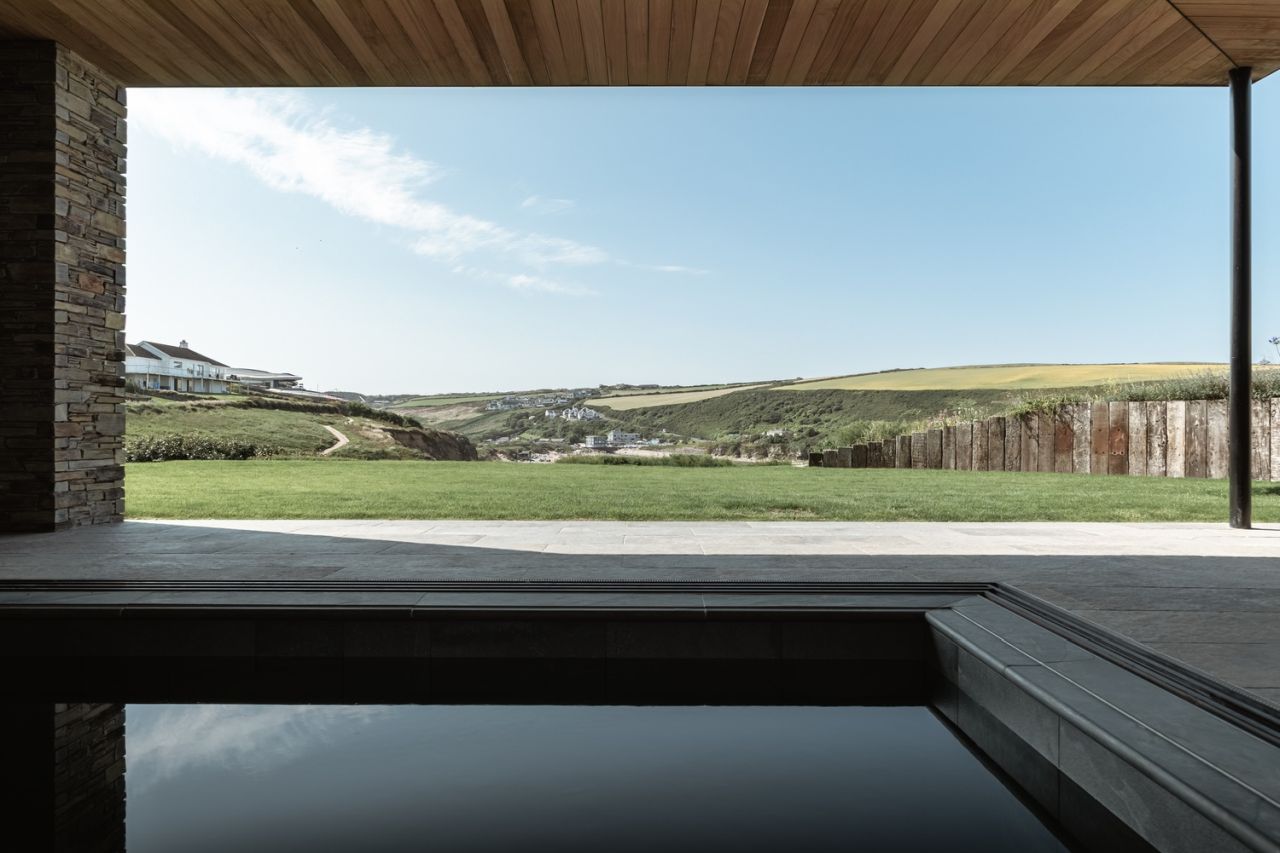 Rundell Associates Designs Two-Family House overlooking Mawgan Porth Bay in Cornwall, England