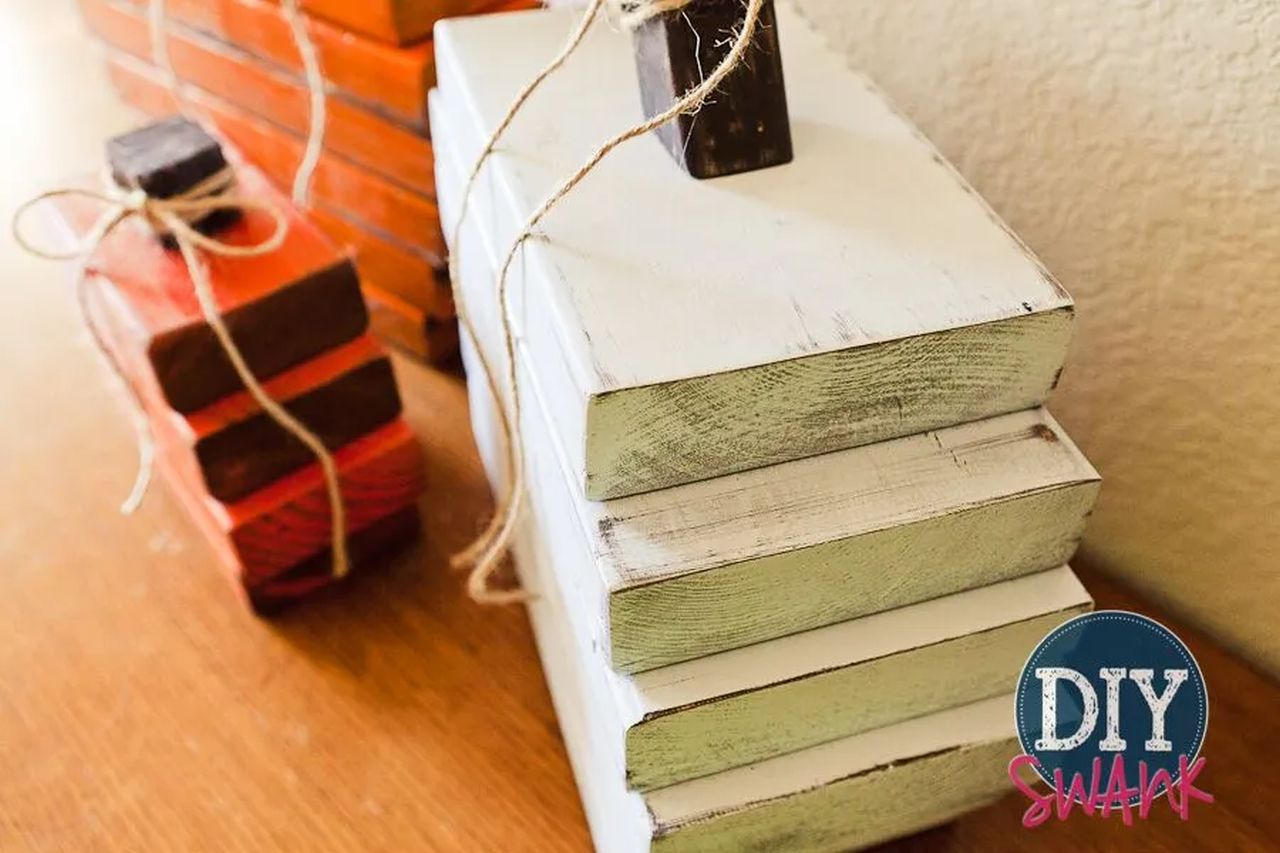 Rustic Wood Pumpkins DIY Fall Décor - 2
