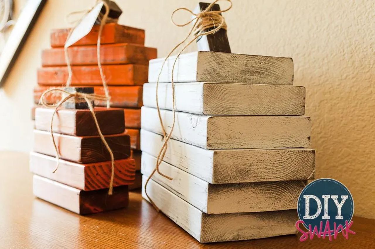 Rustic Wood Pumpkins DIY Fall Décor - 3