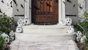 Spooky Painted Ghost Pumpkins is Fun and Easy Halloween DIY for Whole Family