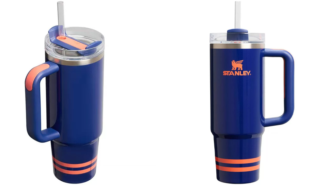 Stanley 30oz Stainless Steel H2.0 Flowstate Quencher Tumbler -Regal Blue Shimmer