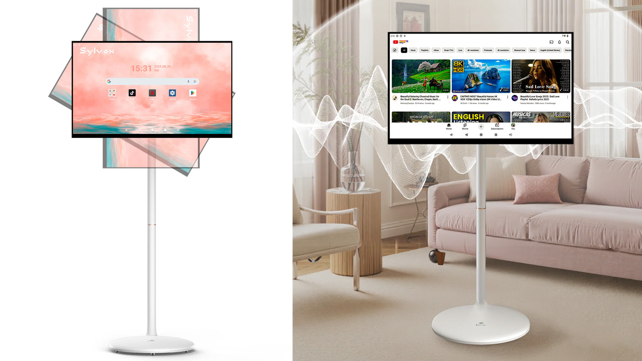 Sylvox IFA Berlin Rolling series indoor TVs