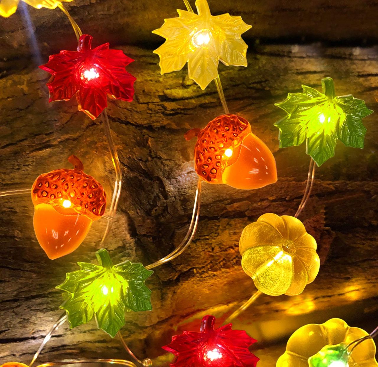 TURNMEON Pumpkin Lights Halloween for Fall