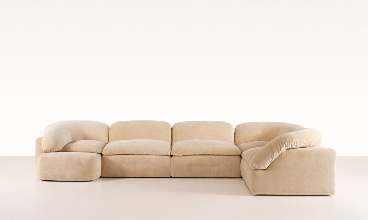 Tacchini Butter Modular Sofa by Faye Toogood
