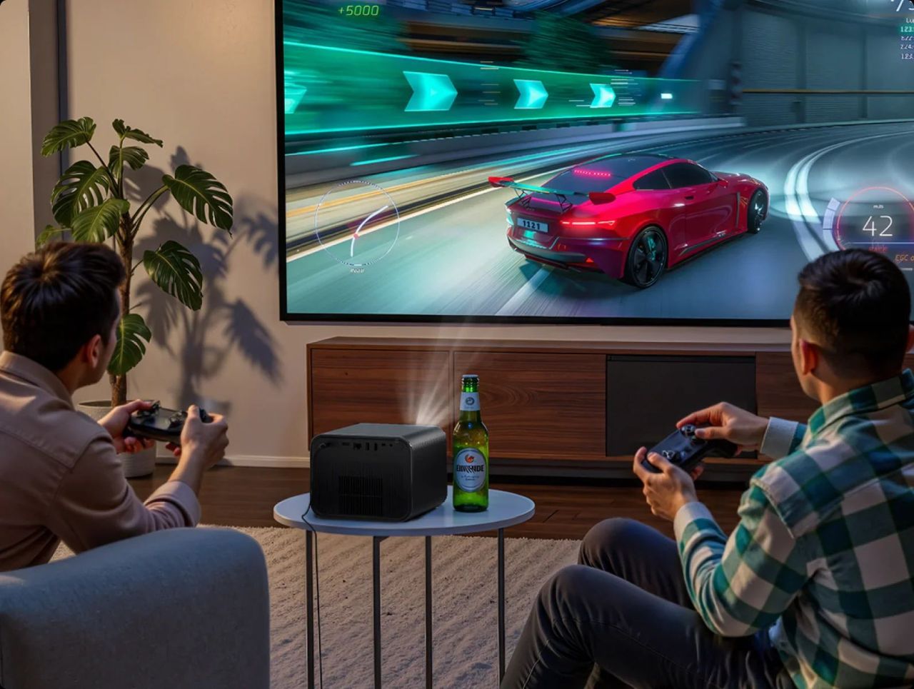 Ultimea Poseidon E100 FHD Projector Reaches 120% of DCI-P3 Color Gamut