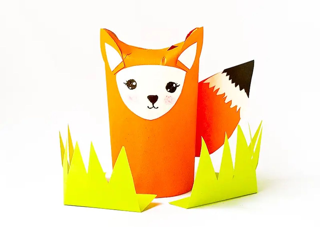 Upcycled Toilet Paper Roll fox