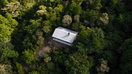 Villa T by Florian Busch Architects in Japan’s Izu Peninsula Appears Like Massive Rock From Above