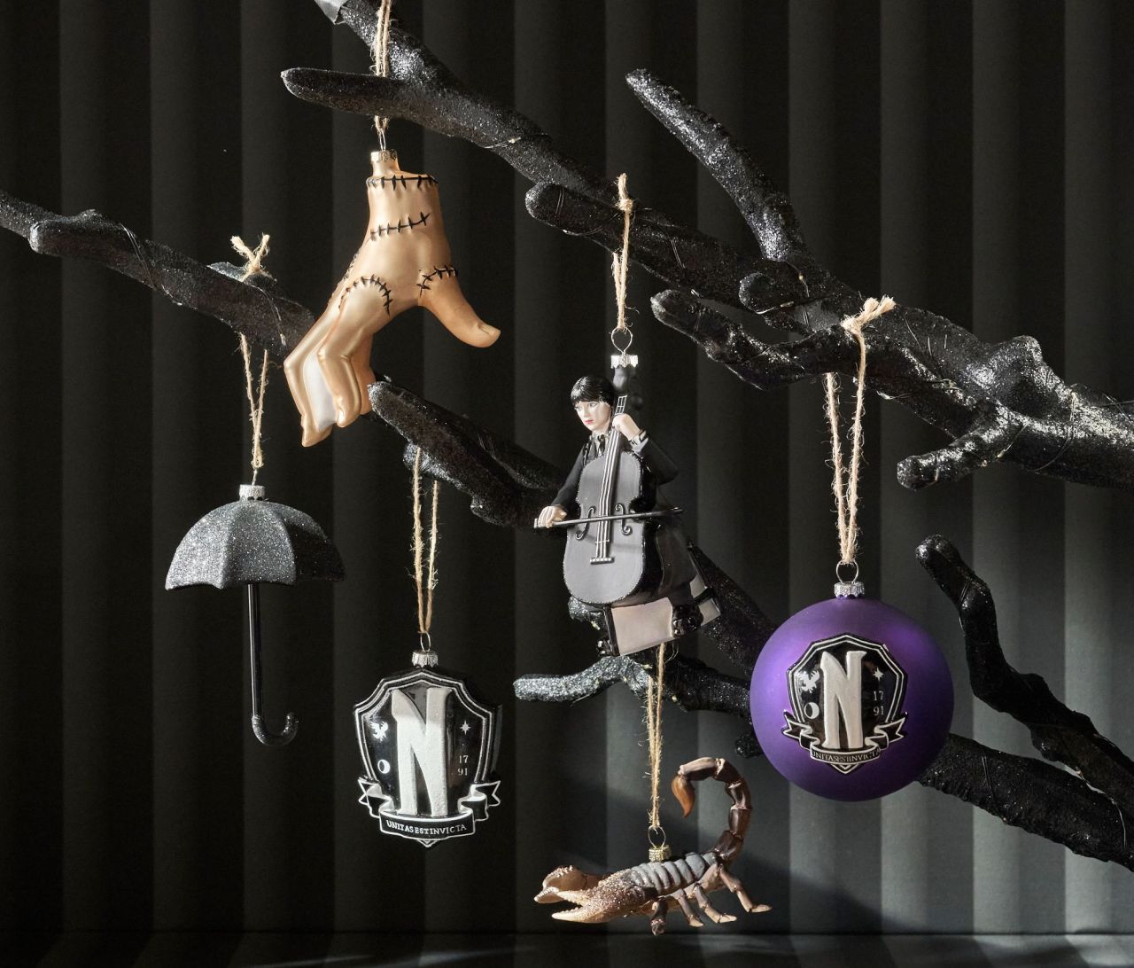 Wednesday Ornament Set