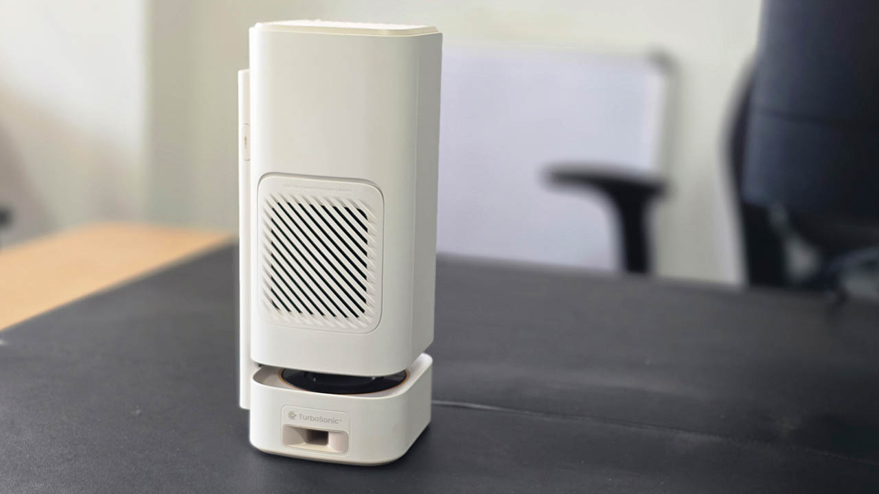 Yaber’s T1 Pro Full HD Portable Projector - pop-up side view