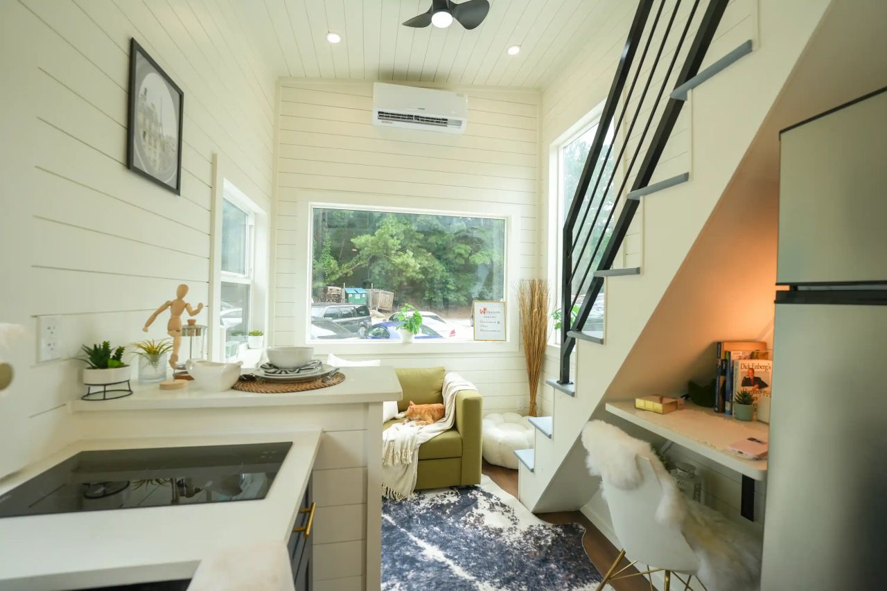 interior of sora tiny house