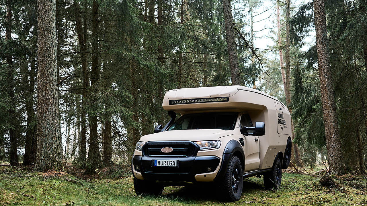 Auriga Explorer Off-Road Pickup Truck Camper With Three Slide-Outs
