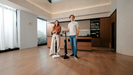 BSTY F3-A Floor Washing Machine has Separate Tanks for Clean and Waste Water BSTY Dual-Tank Floor Washing Machine