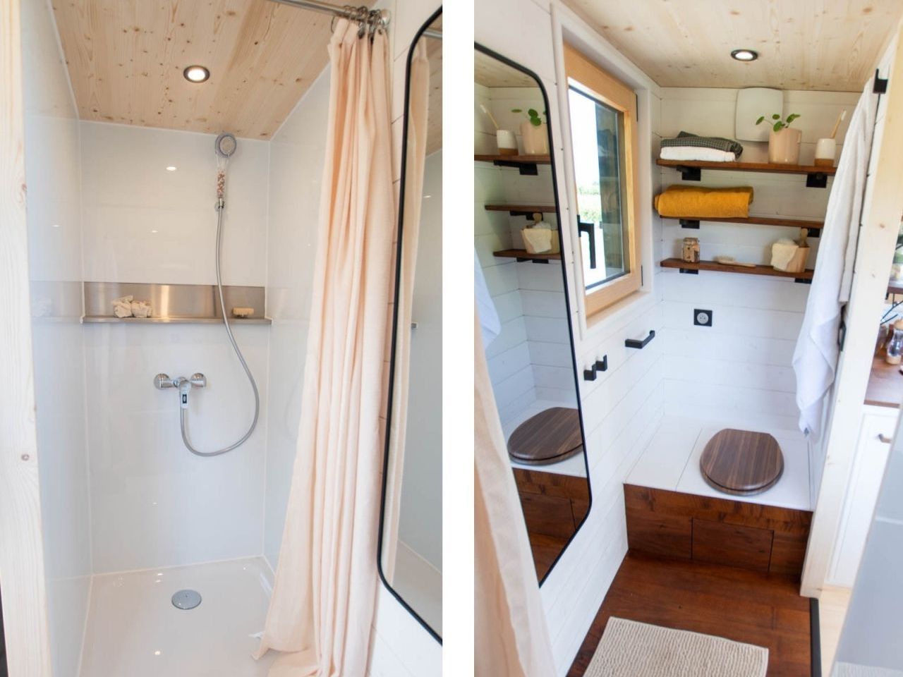 Baluchon tiny house bathroom