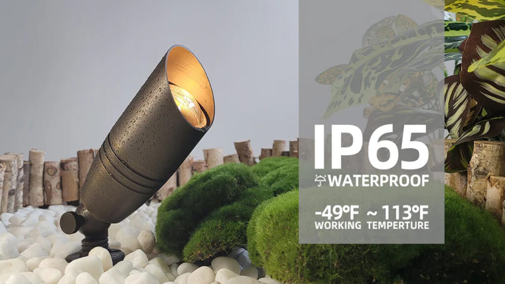 Coloer 12V Low Voltage Die-Cast Brass outdoor Spotlight