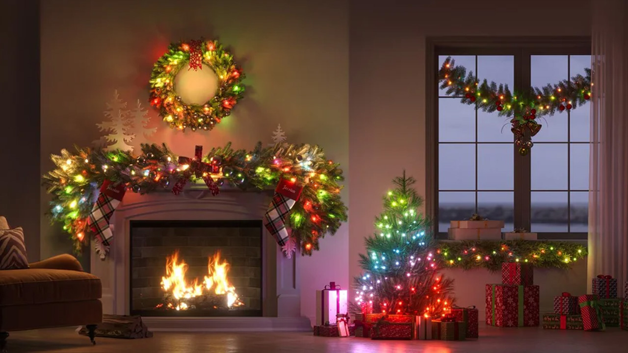 These colorful lights can be dimmed as per requirement.