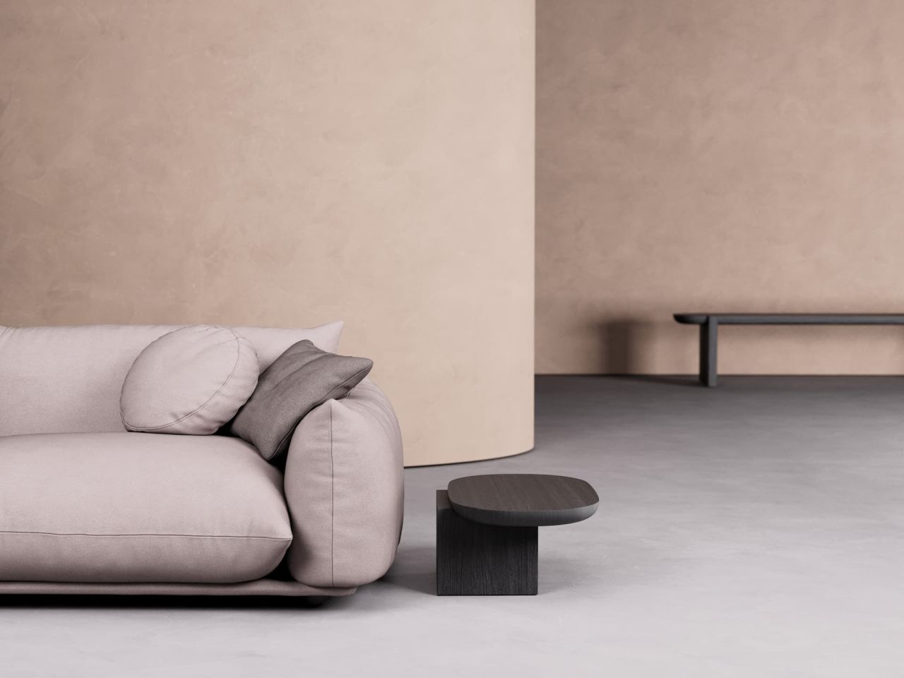 Dialog side tables by Milla&Milli individually used